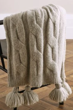 Next Cosy Sherpa Fleece Grid Throw