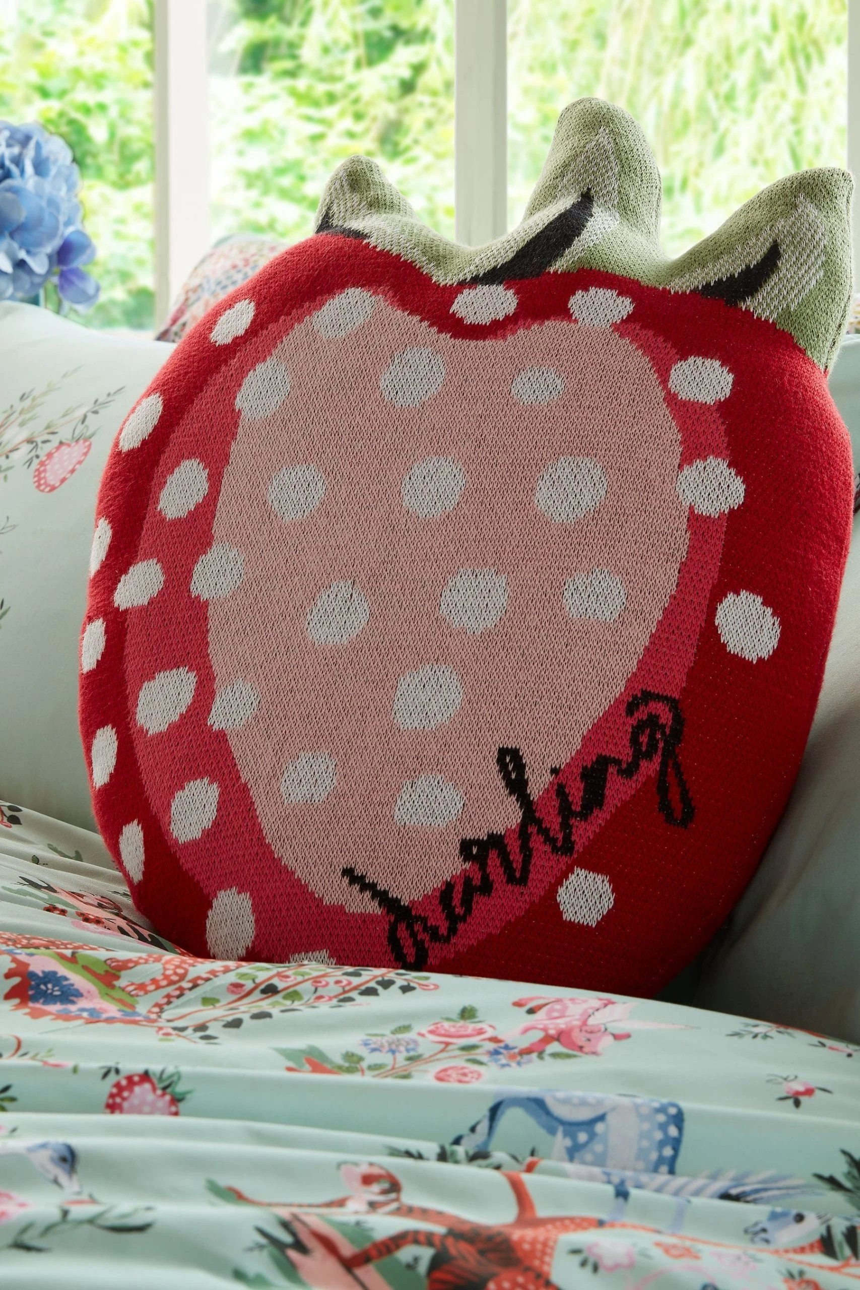 Cath Kidston Strawberry Dreams Cushion 3 Cath Kidston Strawberry Dreams Cushion