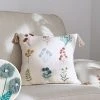 Next Floral Embroidered Cushion With Tassels -Louis De Poortere Shop T63 758s