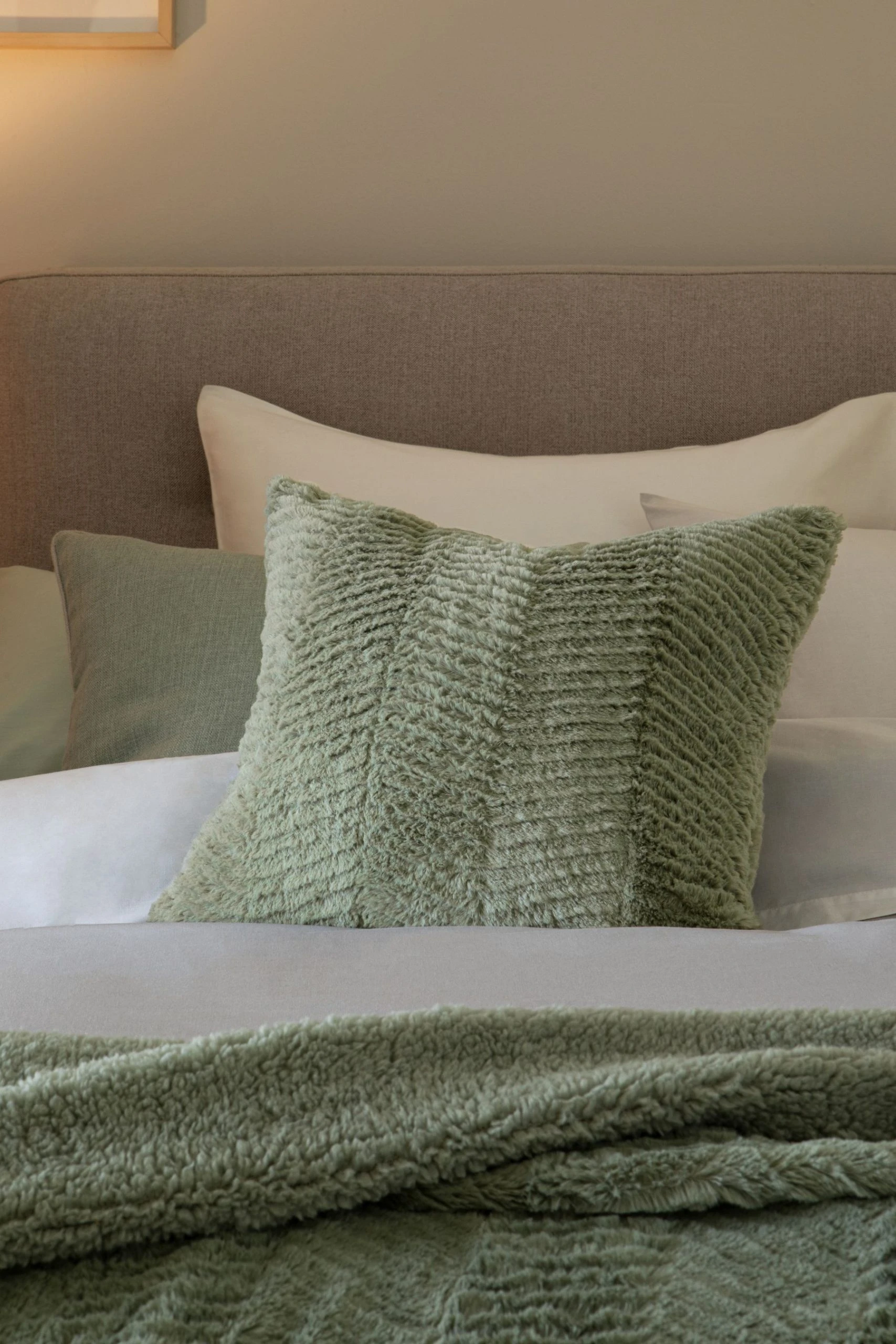 Next Chevron Faux Fur Cushion 3 Next Chevron Faux Fur Cushion