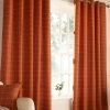 Furn Ellis Windowpane Check Eyelet Curtains Eyelet Curtains -Louis De Poortere Shop T74071s