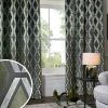 Next Collection Luxe Heavyweight Geometric Cut Velvet Curtains 2 Next Collection Luxe Heavyweight Geometric Cut Velvet Curtains -Louis De Poortere Shop T82 970s