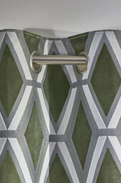 Next Collection Luxe Heavyweight Geometric Cut Velvet Curtains 4 Next Collection Luxe Heavyweight Geometric Cut Velvet Curtains -Louis De Poortere Shop T82970s3