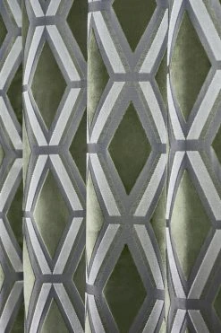 Next Collection Luxe Heavyweight Geometric Cut Velvet Curtains 5 Next Collection Luxe Heavyweight Geometric Cut Velvet Curtains -Louis De Poortere Shop T82970s4