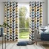 Fusion Brodrick Eyelet Curtains -Louis De Poortere Shop T86431s