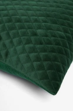 Next Velvet Quilted Hamilton Cushion -Louis De Poortere Shop T98484s4