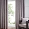 Hyperion Eros Chenille Jacquard Weighted Eyelet Curtains -Louis De Poortere Shop U03043s