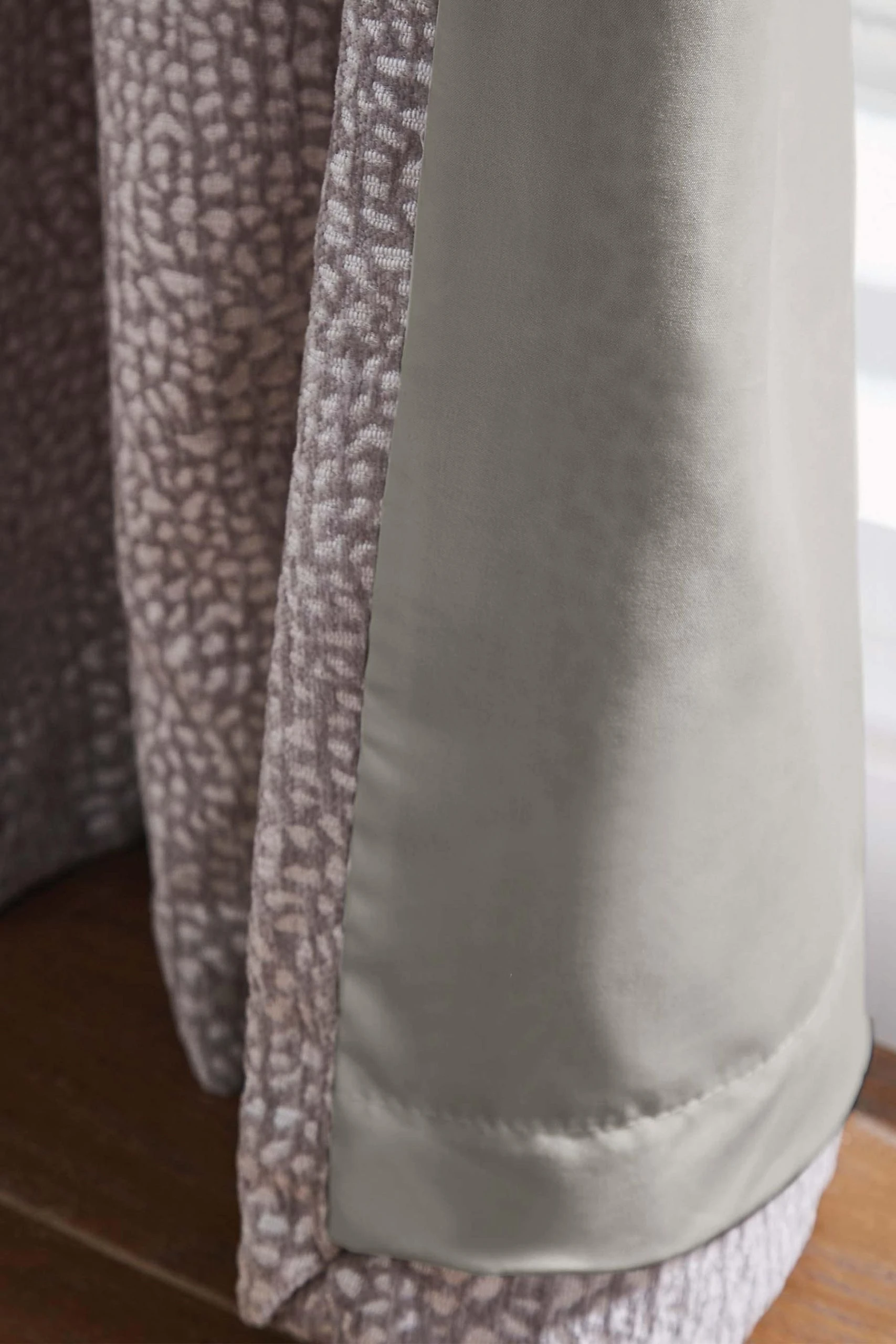 Hyperion Eros Chenille Jacquard Weighted Eyelet Curtains 5 Hyperion Eros Chenille Jacquard Weighted Eyelet Curtains - Image 3