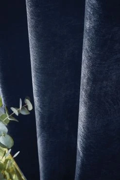 Hyperion Selene Luxury Chenille Weighted Eyelet Curtains 8 Hyperion Selene Luxury Chenille Weighted Eyelet Curtains -Louis De Poortere Shop U03044s3