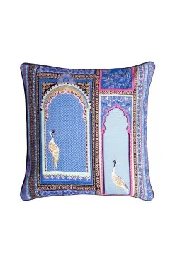 Sara Miller Lattice Windows Cushion -Louis De Poortere Shop U10736s3