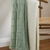 Next Cosy Sherpa Fleece Grid Throw -Louis De Poortere Shop U11623s