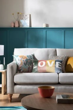 Next LOVE Cut Velvet Cushion -Louis De Poortere Shop U15861s4