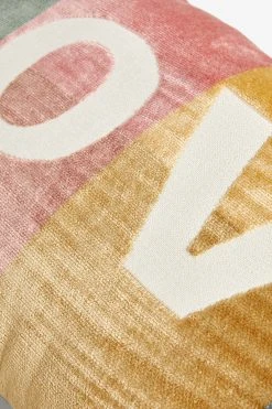 Next LOVE Cut Velvet Cushion -Louis De Poortere Shop U15861s7