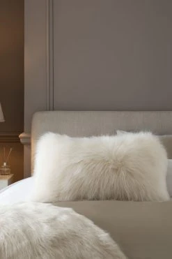 Next Long Faux Fur Cushion