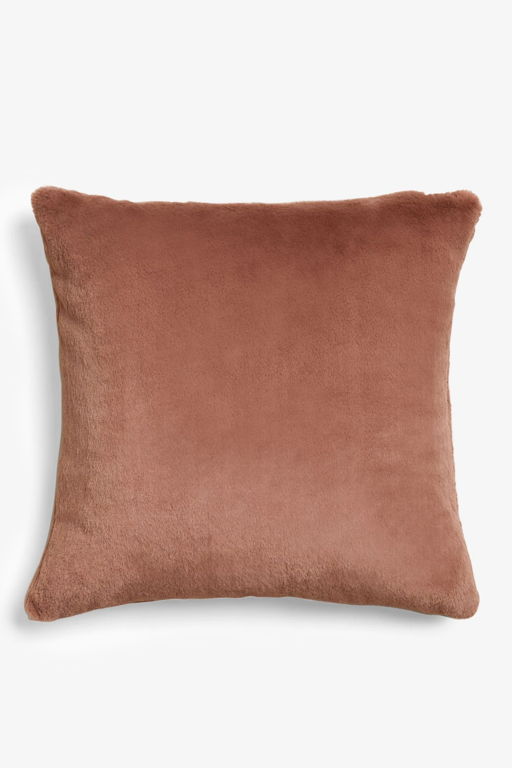 Next Plush Faux Fur Cushion 4 Next Plush Faux Fur Cushion - Image 2