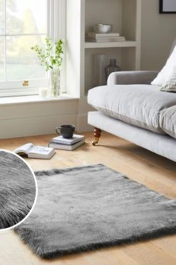 Next Arctic Cosy Faux Fur Rug