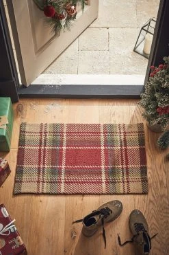 Next Morcott Check Doormat