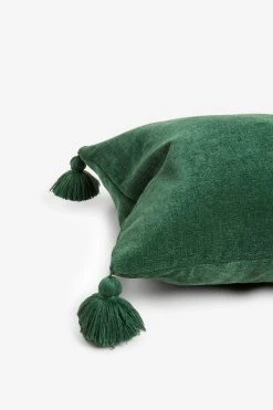 Next Soft Velour Tassel Oblong Cushion -Louis De Poortere Shop U24 301s3
