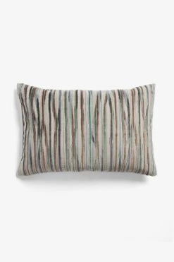 Next Large Oblong Pastel Stripe Cut Velvet Cushion 4 Next Large Oblong Pastel Stripe Cut Velvet Cushion -Louis De Poortere Shop U24297s3