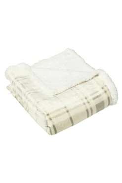 Furn Blake Check Fleece Throw -Louis De Poortere Shop U27273s3