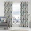 Fusion Sander Eyelet Curtains 2 Fusion Sander Eyelet Curtains -Louis De Poortere Shop U41630s