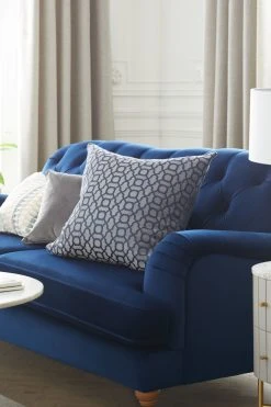 Next Woven Geometric Cushion