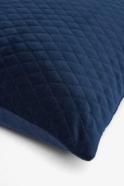 Next Velvet Quilted Hamilton Cushion -Louis De Poortere Shop U56 358s2