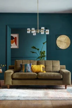 Next Retro Cut Velvet Cushion -Louis De Poortere Shop U56 360s3