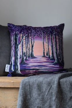 Steven Brown Art Purple Forest 45cm Cushion