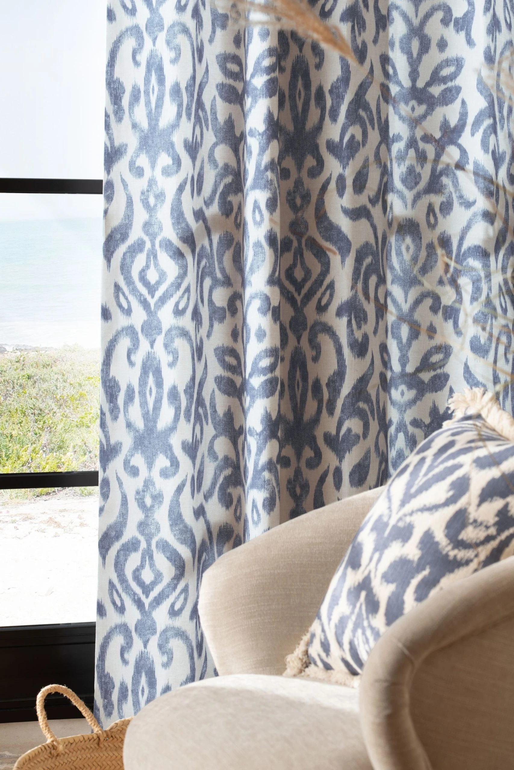 Damask Eyelet Curtains Next Damask Eyelet Curtains -Louis De Poortere Shop U84166s3 scaled