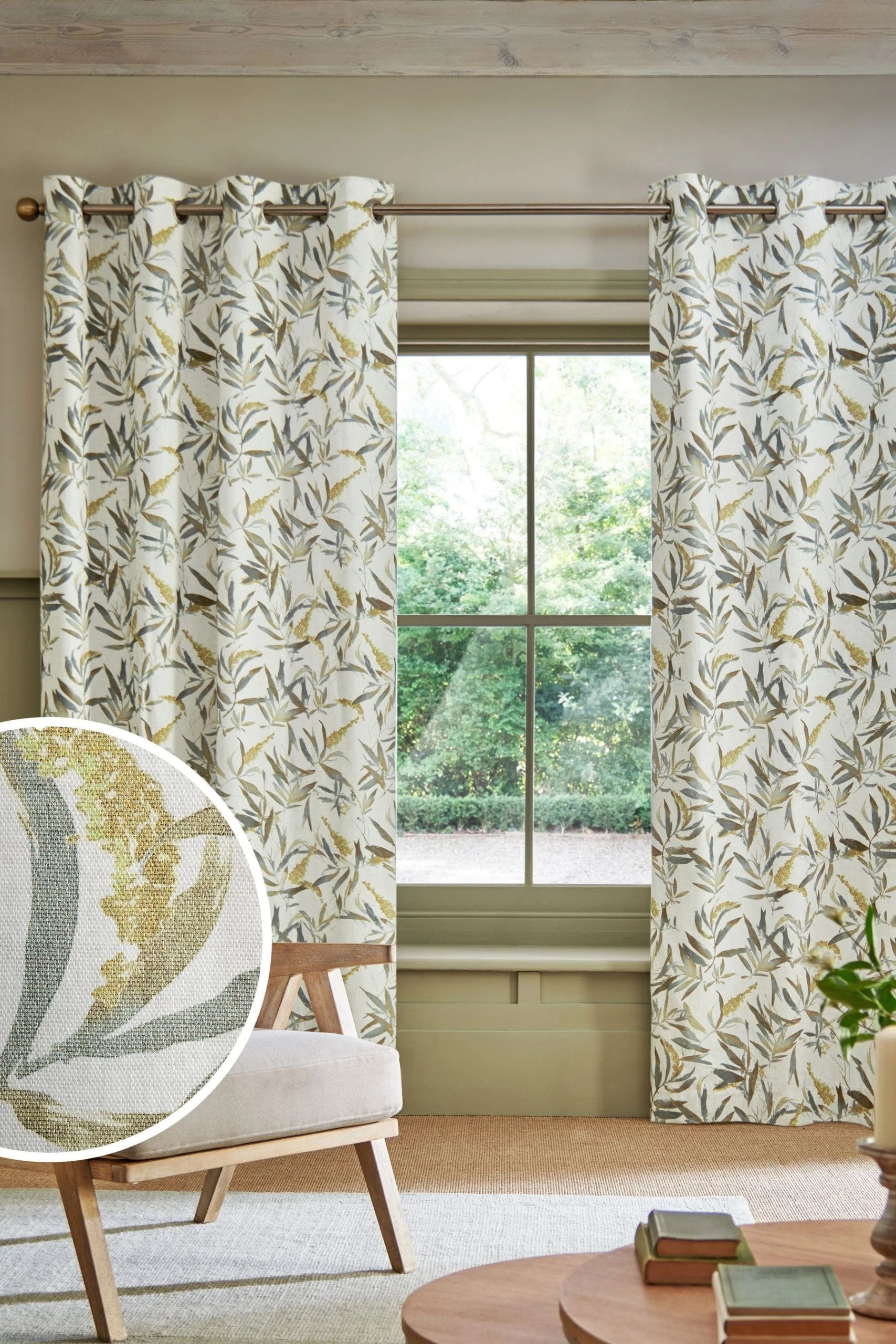 Land Leaf Curtains Next Land Leaf Curtains -Louis De Poortere Shop U84169s scaled